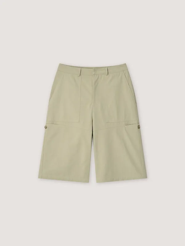 Sand Work Bermuda Pants - Light Khaki