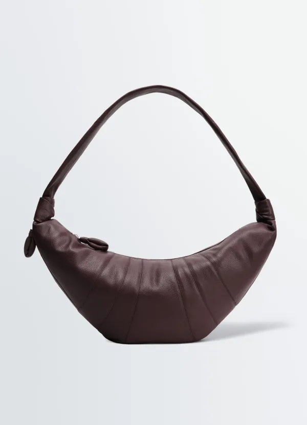 LARGE CROISSANT BAG IN LEATHER