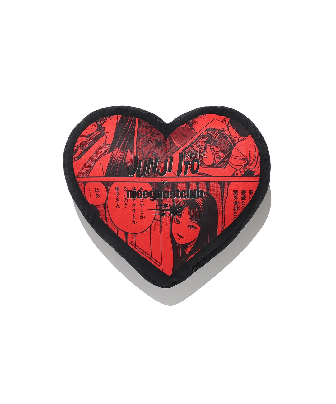 나이스고스트클럽 junji ito maniac tomie heart cushion[red] 상품 이미지 3