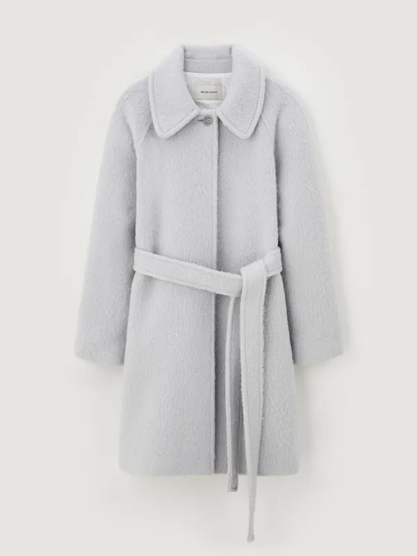 New raglan half coat - Sky