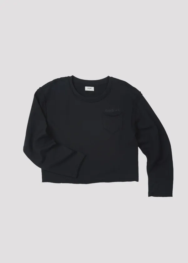 RAW CUT POCKET SWEAT NAVY