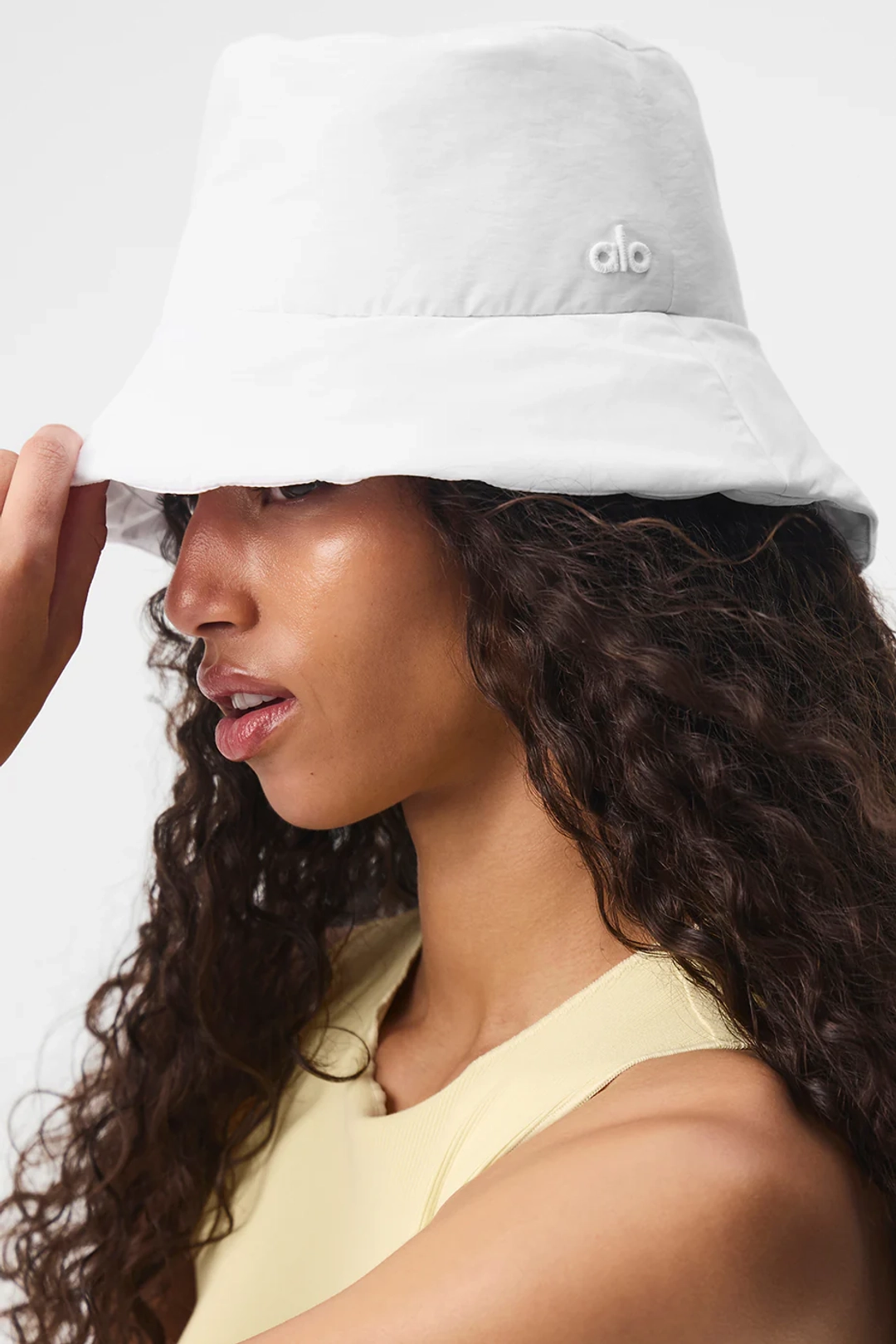 알로요가 Good Shade Puffer Bucket Hat - White 상품 이미지 1