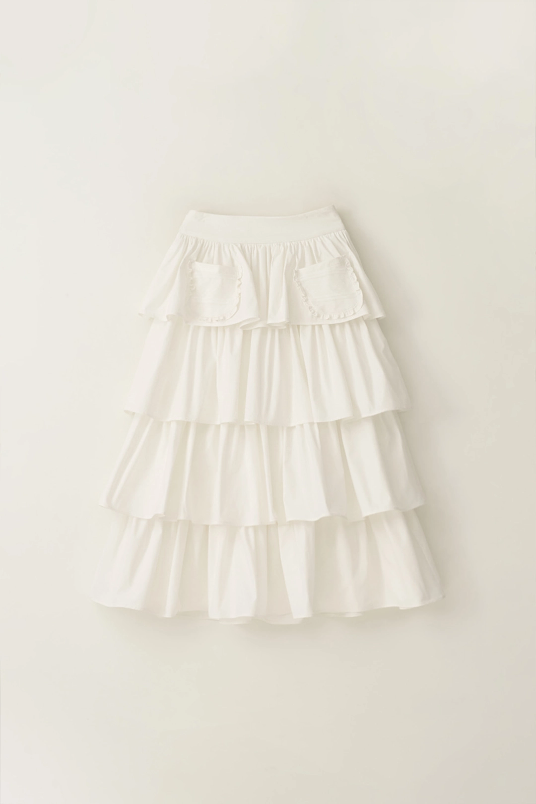 더티스 Maxi Apron Skirt (Ivory) 상품 이미지 3