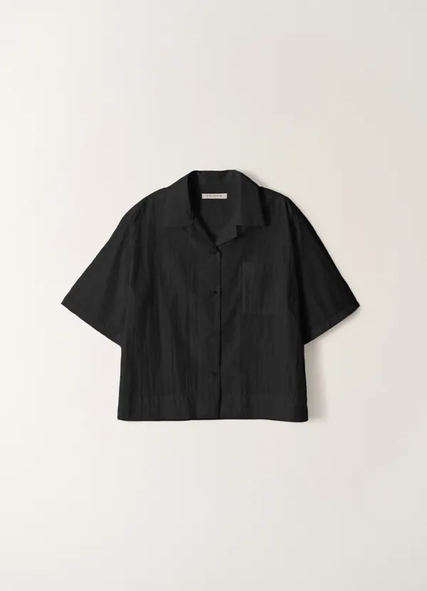 Rine short sleeve shirt (Black)