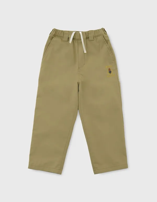 CHILDREN S&C CREST CHINO PANTS / Beige