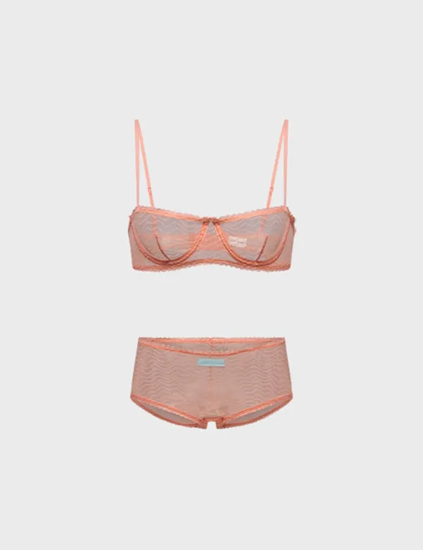 Herart X Kimshell Lace balconette set