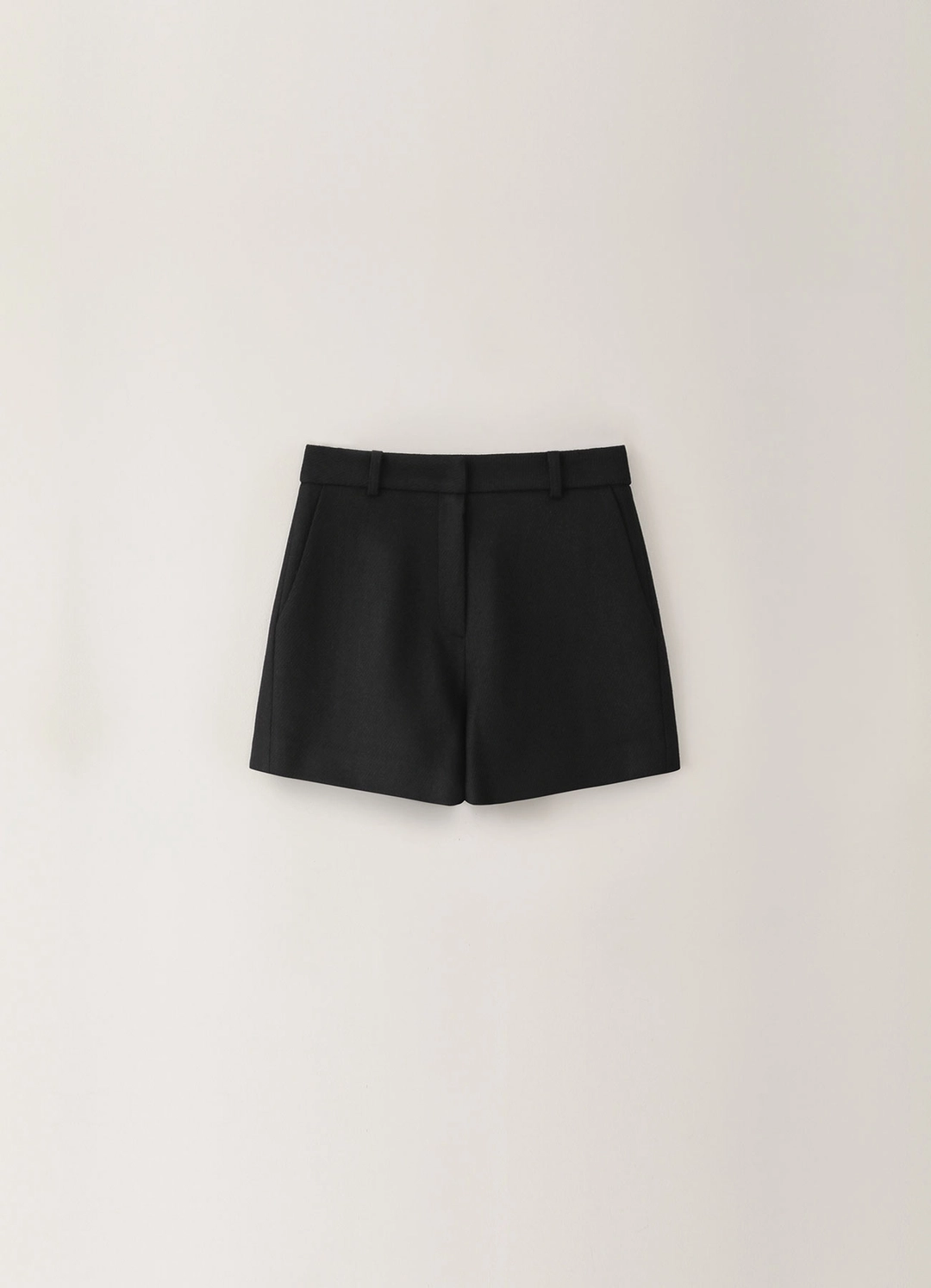 페블엠 2ND / Wool Twill Shorts - Black 상품 이미지 1