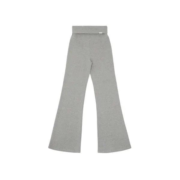 Ribbed Bootcut Leggings (heather grey)