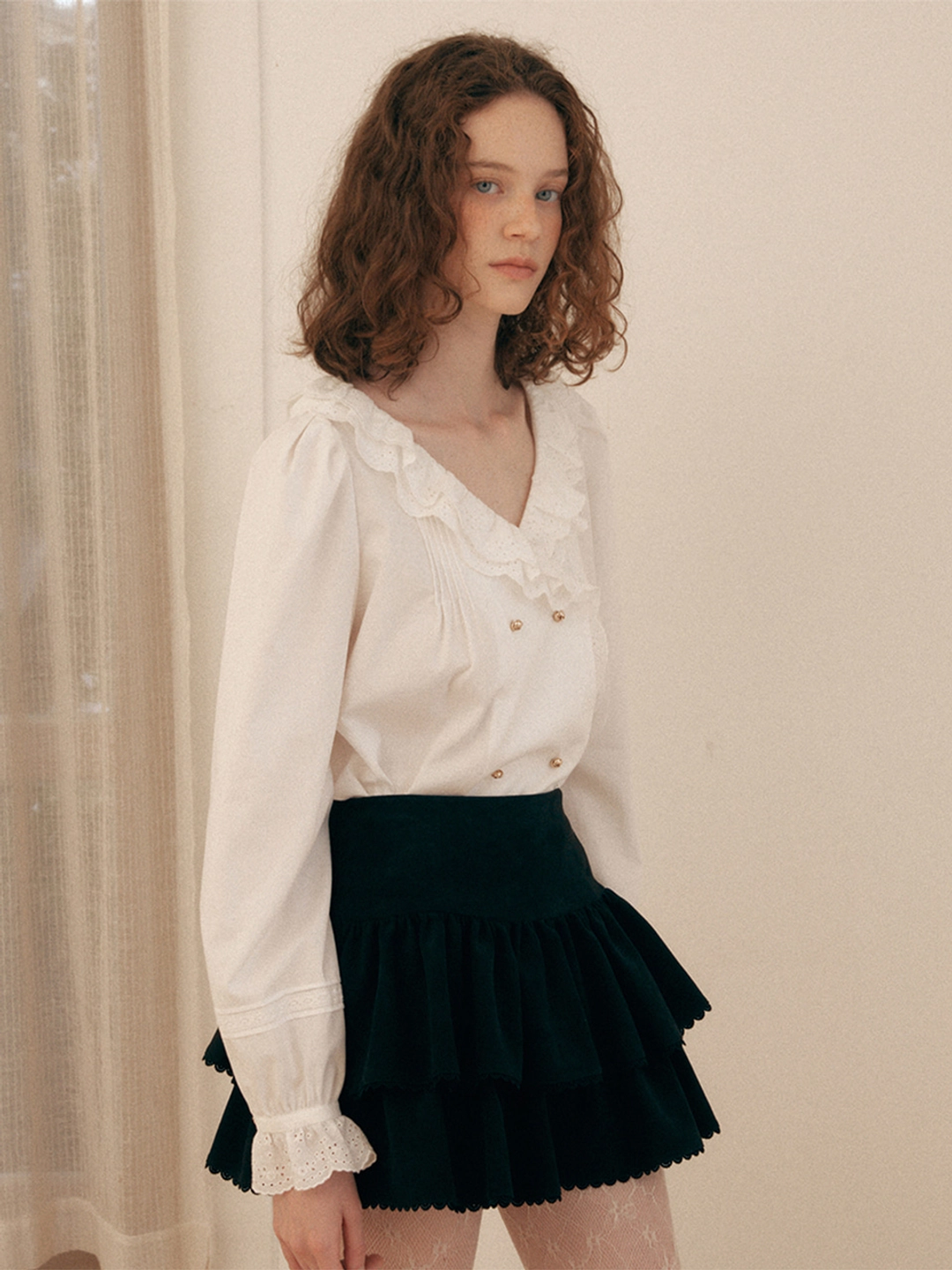플로움 Antique Button Blouse 상품 이미지 2