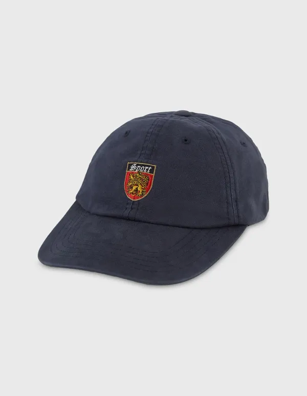 SPORT WASHED CANVAS CAP / Navy