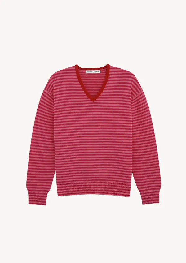 Risca Knit in Pink Stripe