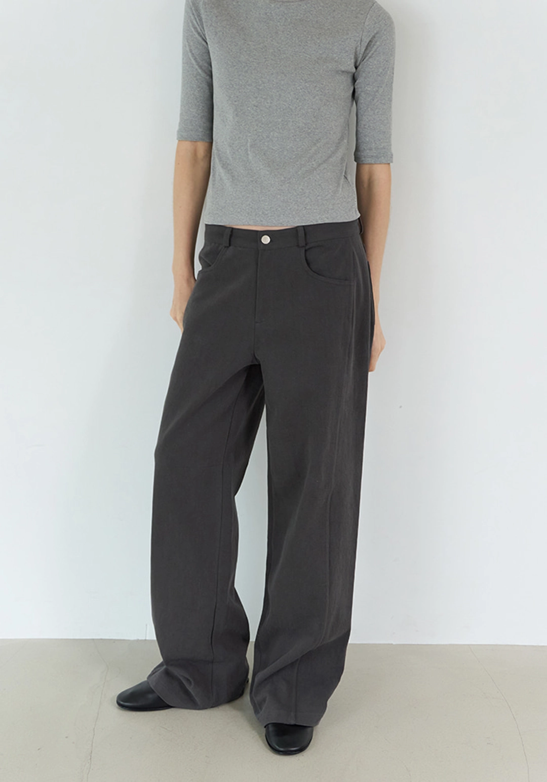 이브세이지 Line pants (Charcoal) 상품 이미지 2