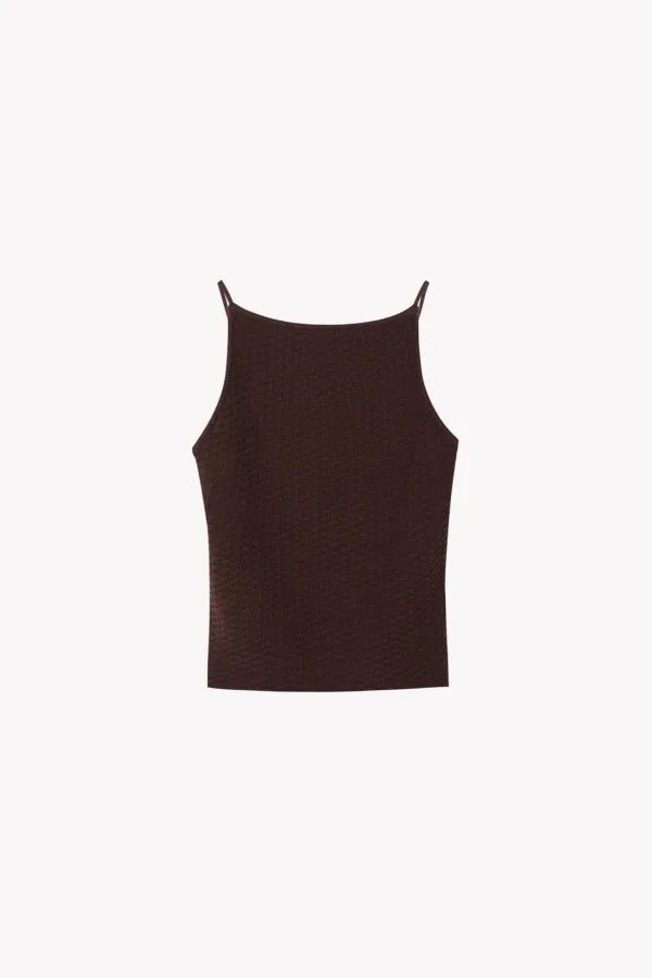 Zuri Sleeveless Knit (Brown)