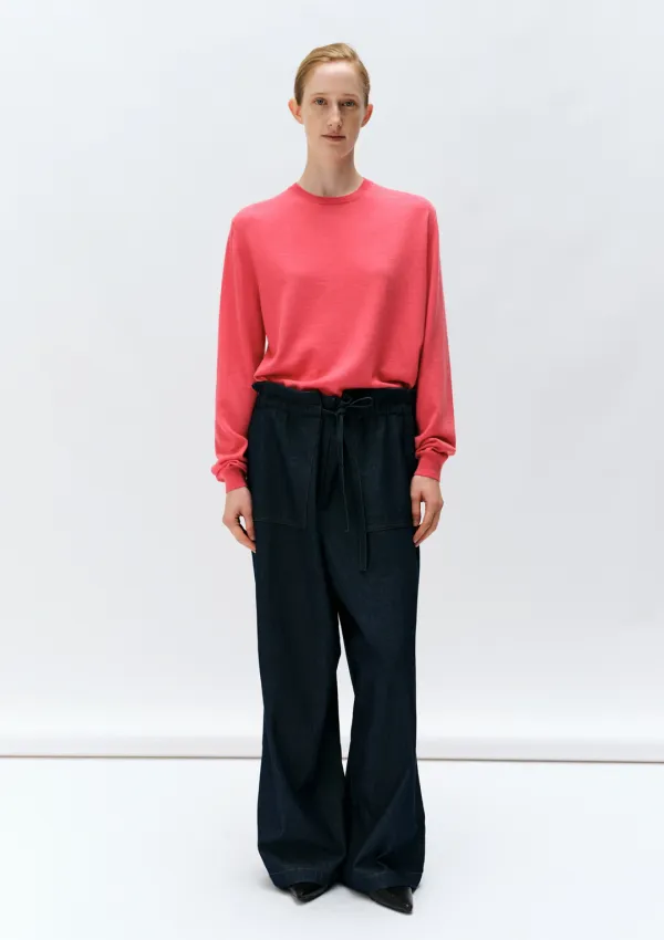 Bergen String Pocket Pants in Denim