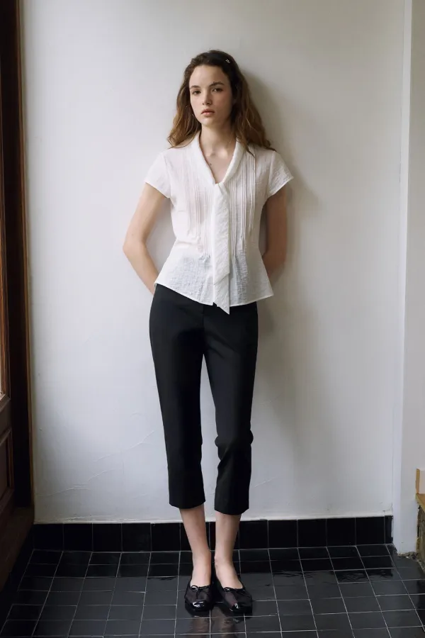 Summer Capri Pants[LMBFSUPT507]-Black