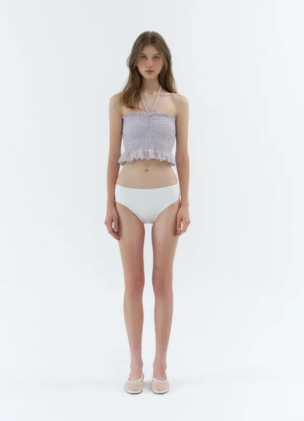 Tuei Smoked Bikini(Peach Pink)