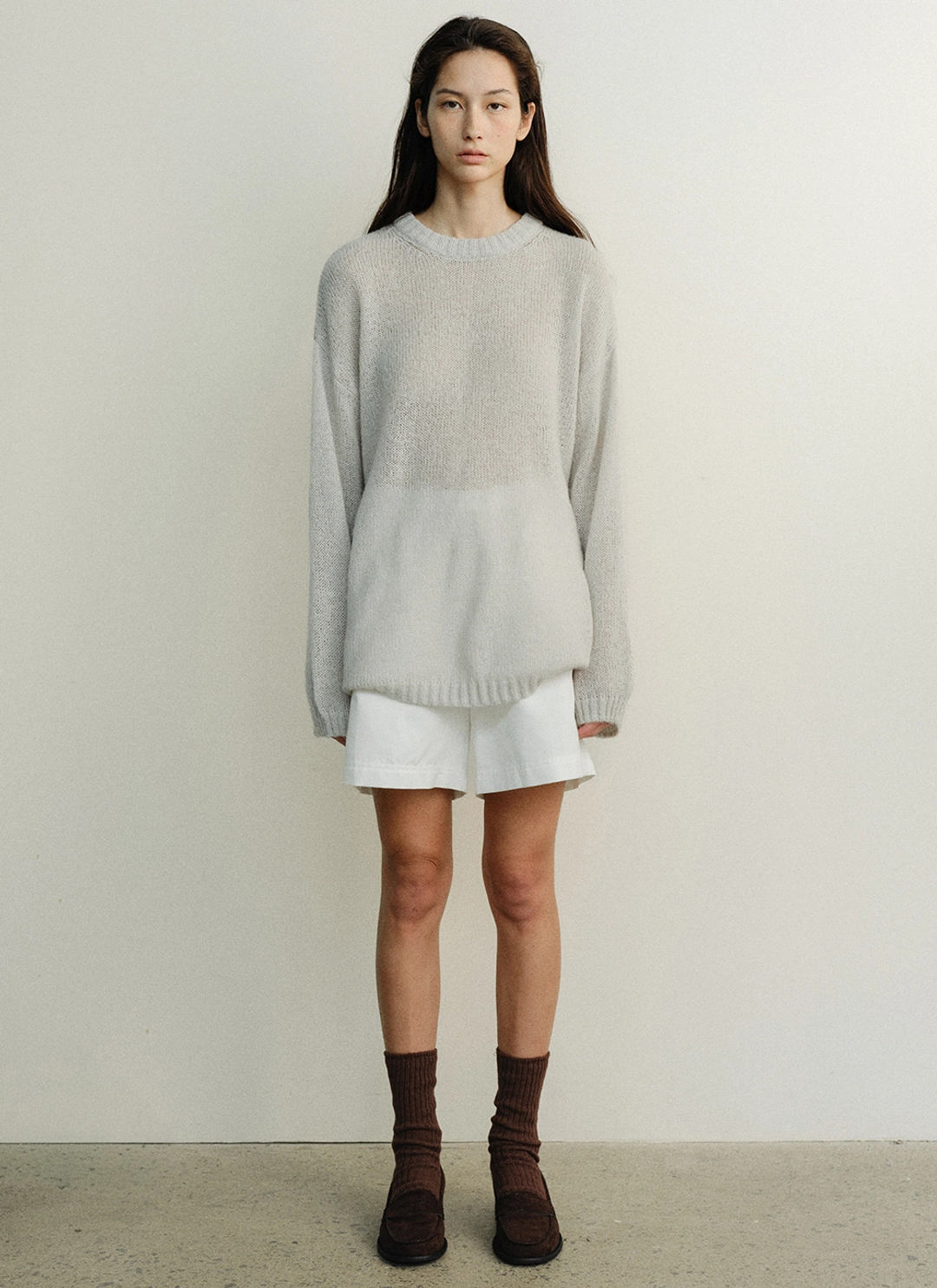 르닐 Pond Mohair Knit (Light Grey) 상품 이미지 3
