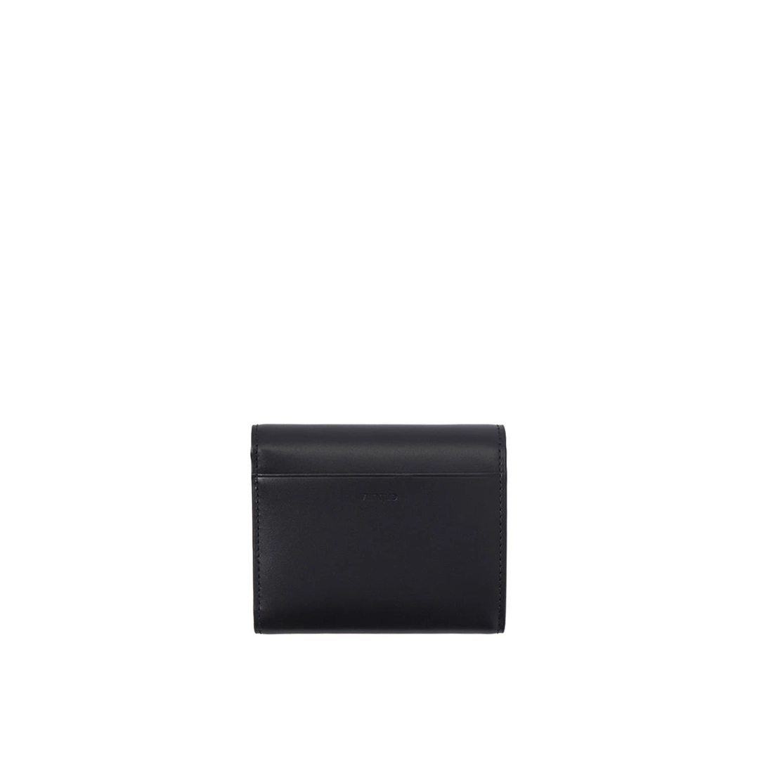 분크 Semi Lune Tri-Fold Half Wallet (세미 룬 3단 반지갑) Black 상품 이미지 2