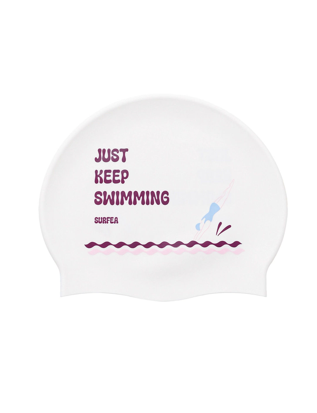 써피 KEEP SWIMMING SWIM CAP_PURPLE 상품 이미지 2