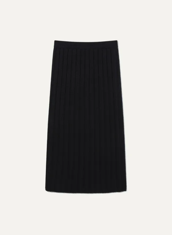 Henrik Knitted Skirt Black
