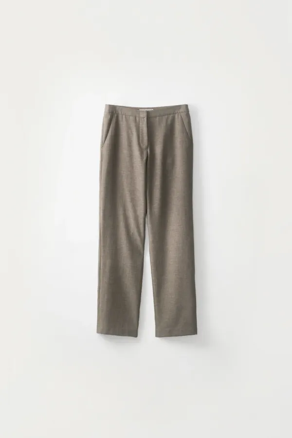 3RD / Miel linen pants (Stone beige)