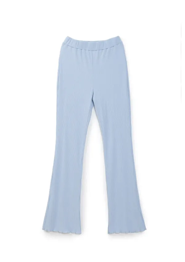 Mused Easy Bootscut Pants - Blue
