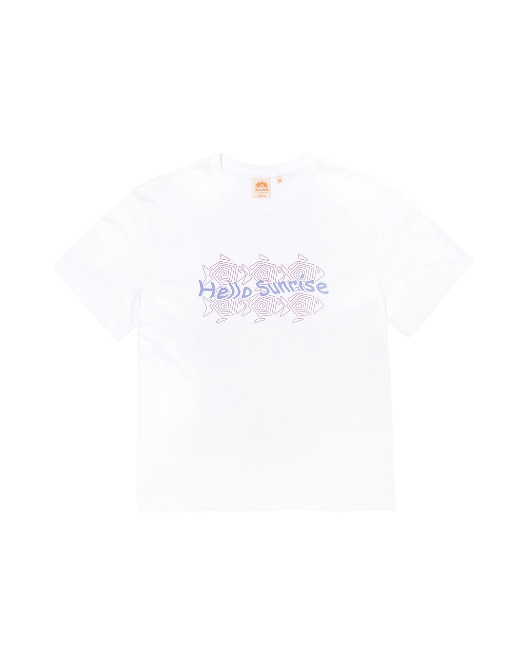 헬로선라이즈 HS Six Fish Tee_White 상품 이미지 1