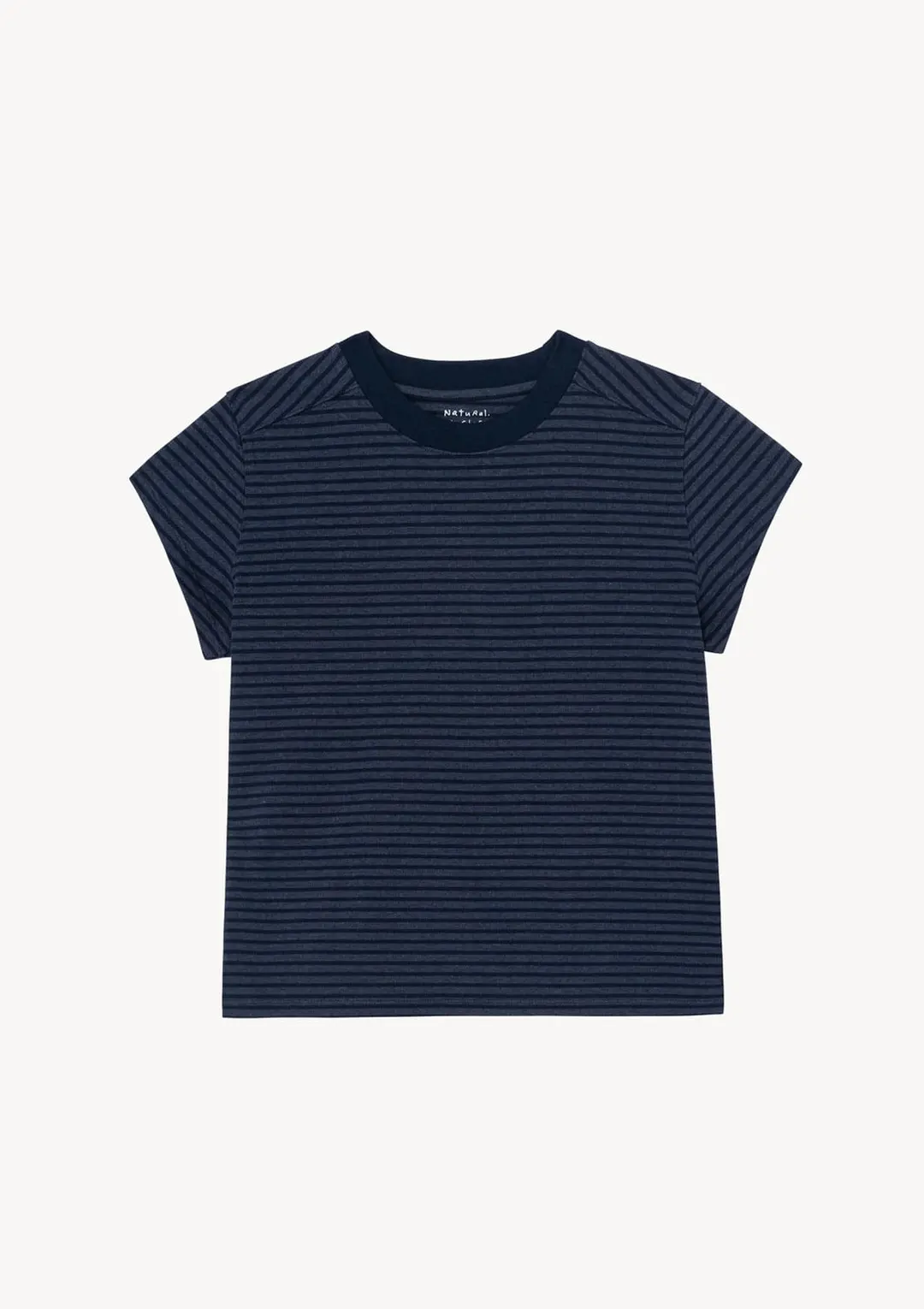 Eve Cotton T-shirt in Navy Stripe