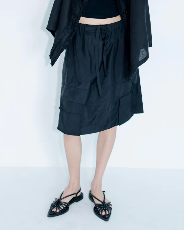 legere flou pocket skirt (open, 단독 주문 시 선발송)