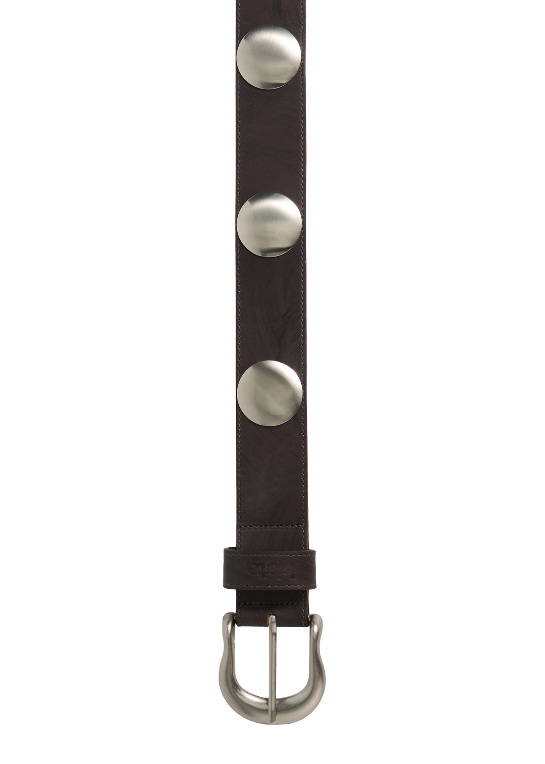 히에타 Ida Leather Belt / Silver 상품 이미지 3