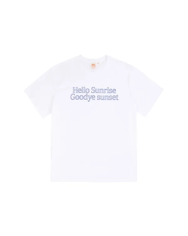 Hello Sunrise Find My B Tee_White