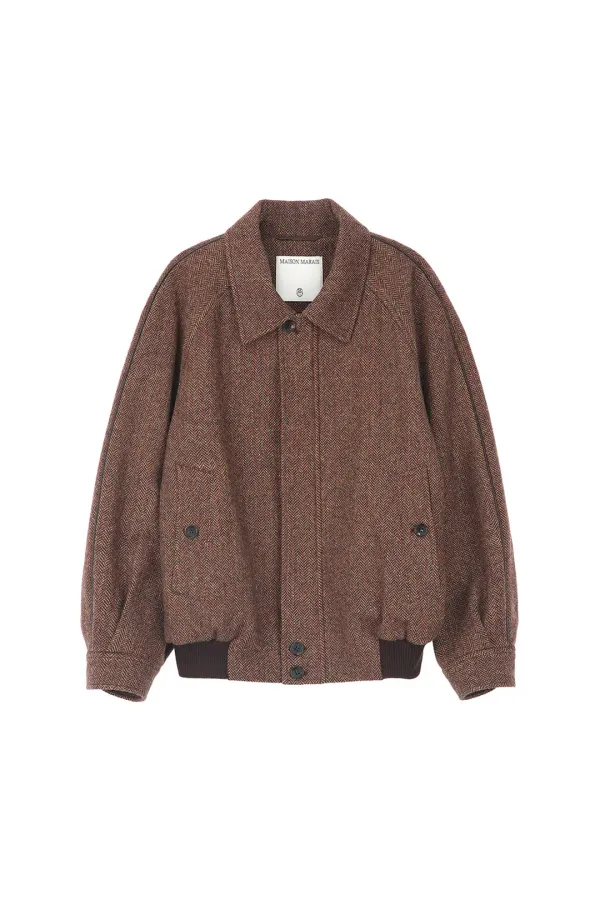 Blouson Jacket, Herringbone