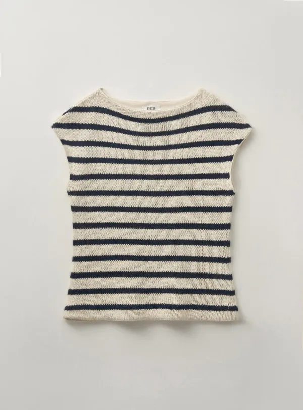 COTY STRIPE SLEEVELESS