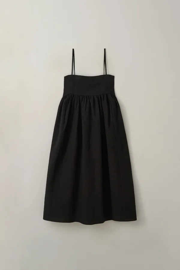 [2차]blooming smocking 2-way dress_black