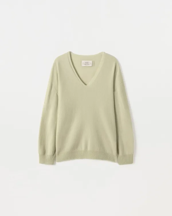 Lei Wool V-neck Knit