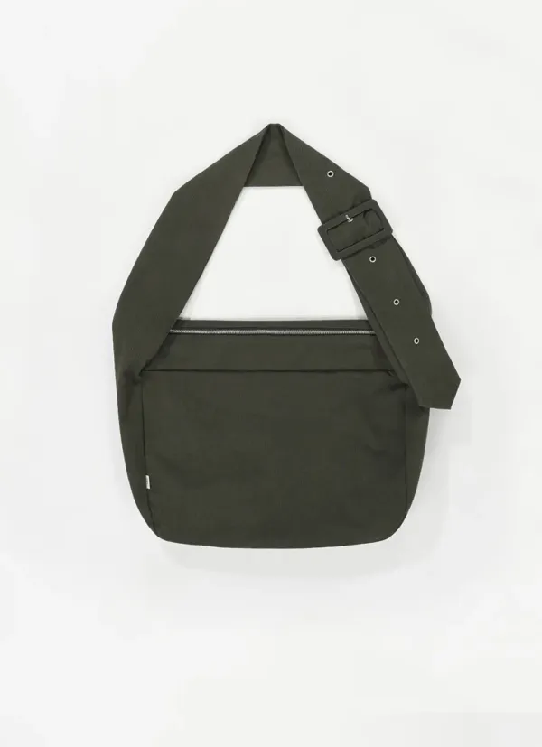 Stripe Buckle bag (Charcoal)