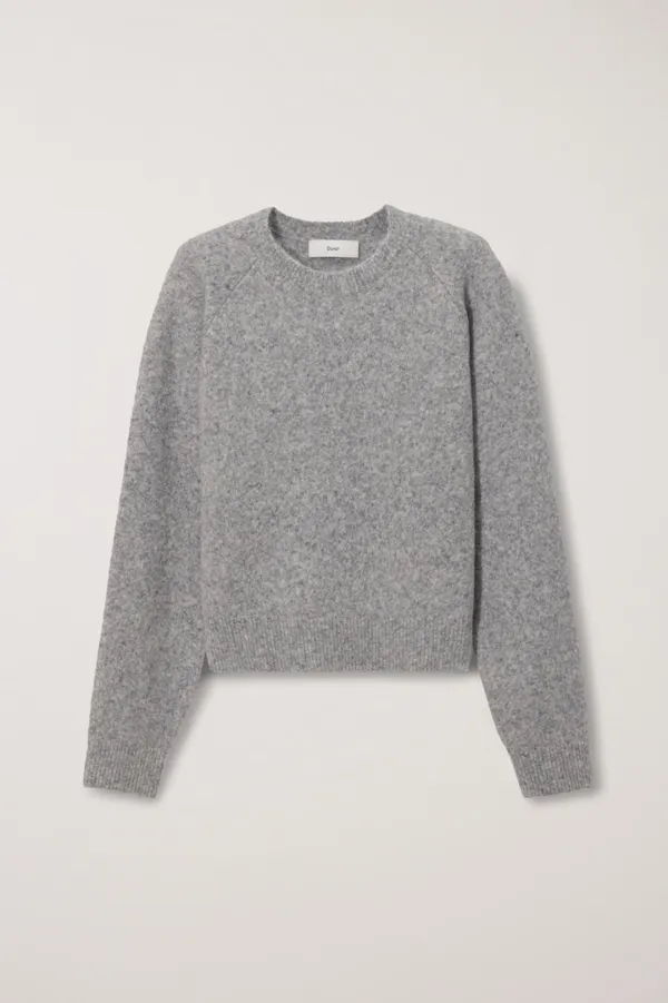 UNISEX SHAGGY DOG SWEATER LIGHT MELANGE GREY