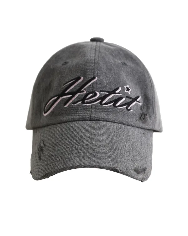 Grunge Logo Ball Cap (Gray)