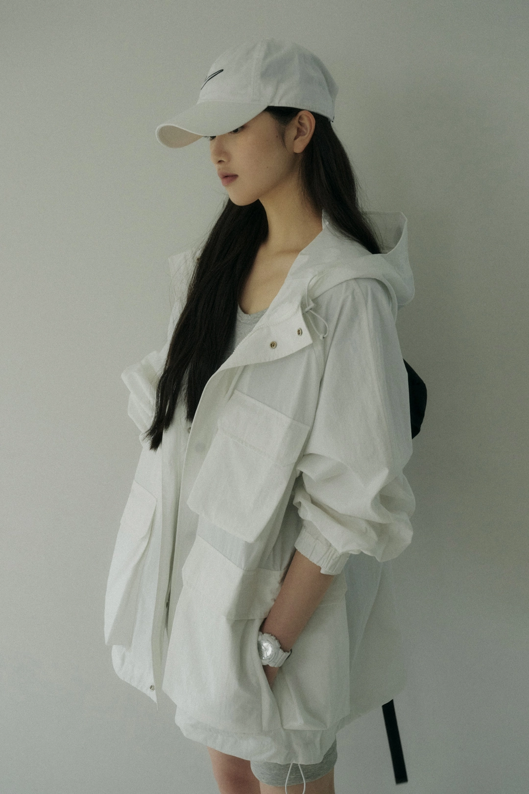 세이지먼트 OVER POCKET WIND BREAKER JUMPER_IVORY 상품 이미지 2
