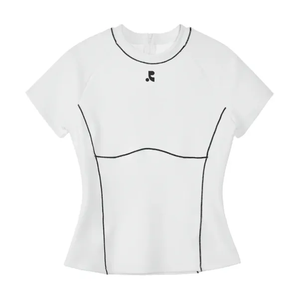 LOGO SPORT TOP - WHITE