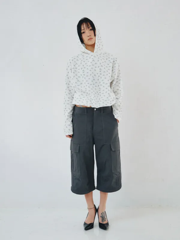 [PLZPROJECT]2-WAY CONVERTIBLE PANTS, CHARCOAL