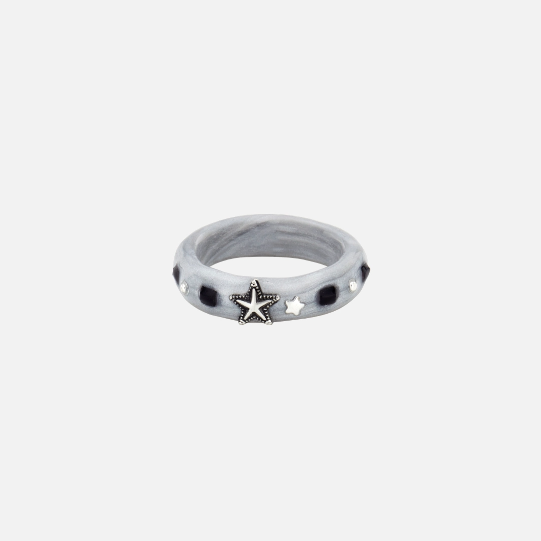 엔프프 star term ring-silver 상품 이미지 3