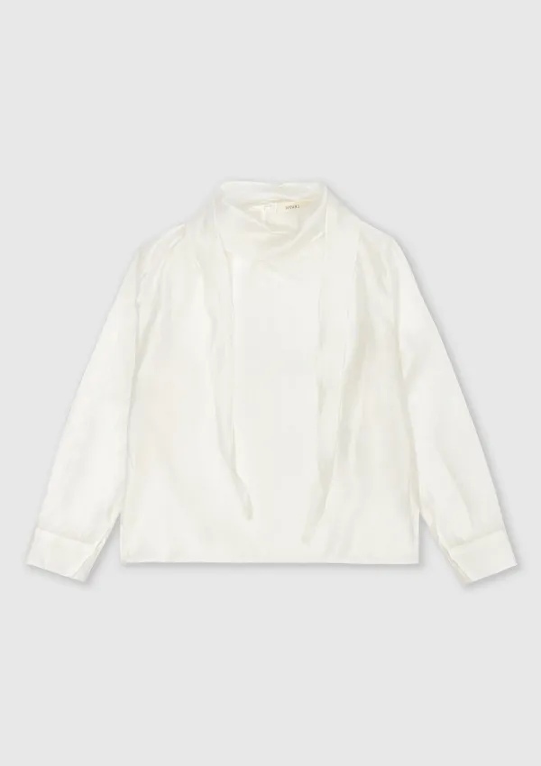 Tie Blouse (Ivory)
