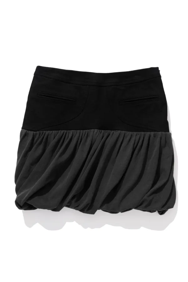 Hybrid Twist Miniskirt, Smudge