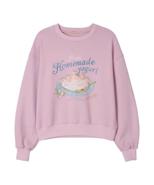 Vintage Greek Sweat Shirt-Lavender