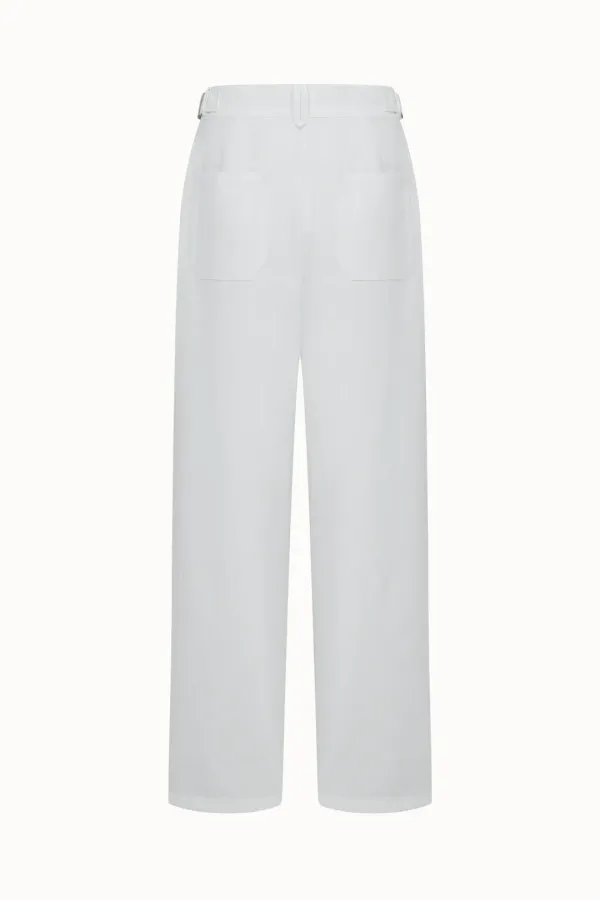 [2차 리오더]Cotton One-Tuck Pants[LMBESPPT5502]-White