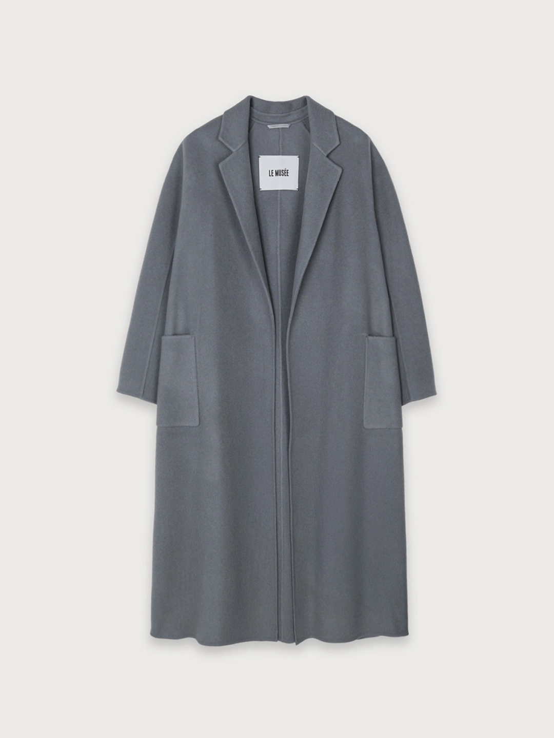 뮤제 MAGOT Reversible Merino Wool Handmade Coat_Charcoal 상품 이미지 2