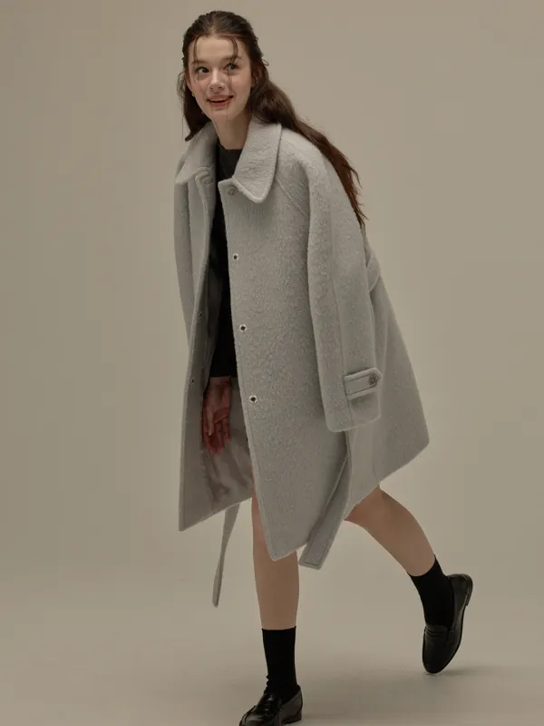 [ZVZO] New raglan half coat - Sky
