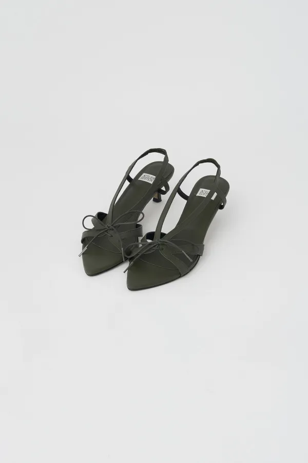 String Heels (khaki)