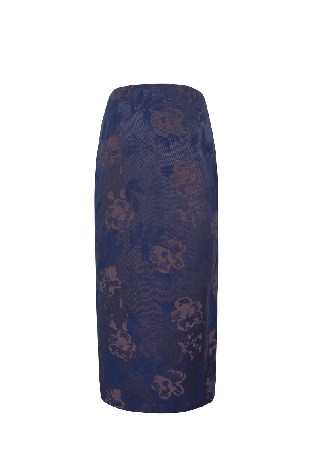 포코포스카 SLIT LONG SKIRT (NAVY) 상품 이미지 1